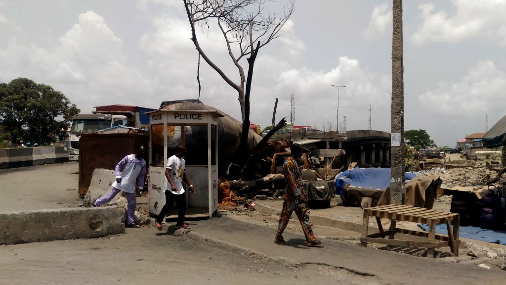 FESTAC Bridge fire