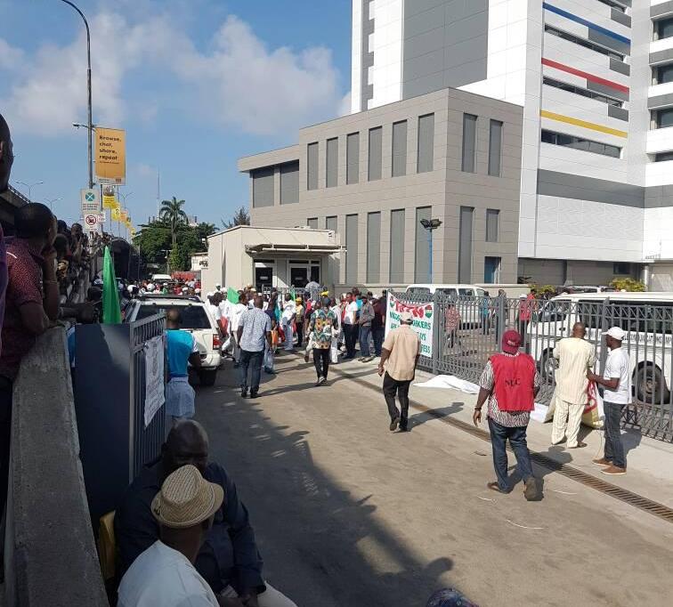 MTN NLC Picketing