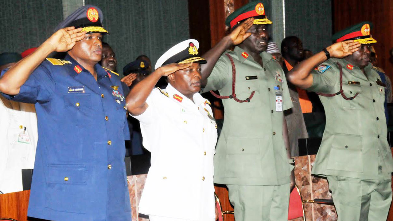 Security service chiefs