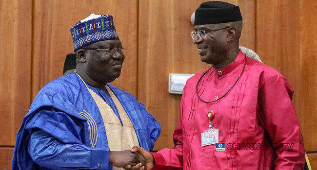Senate Lawan and Agege