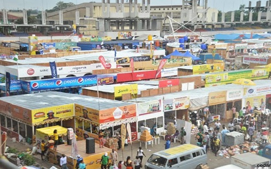 Trade fair arena
