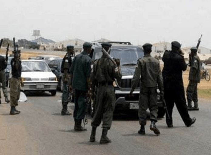 Police checkpoint